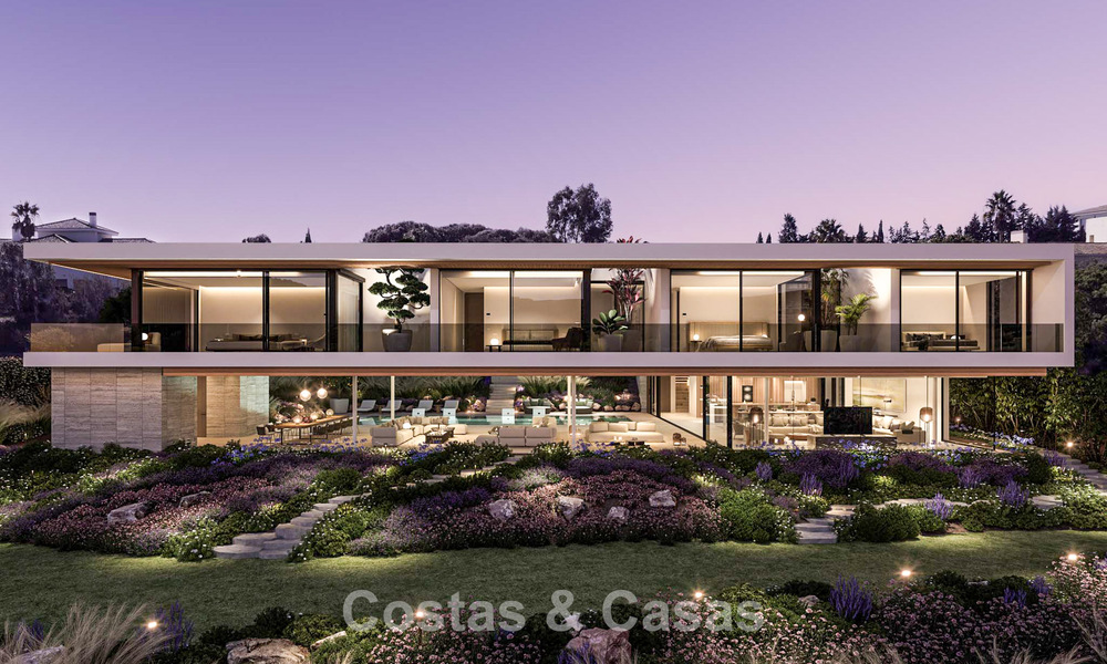 Villa met architectonische topklasse te koop, grenzend aan de golfbaan in een privé-enclave van Sotogrande, Costa del Sol 790769