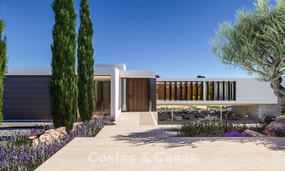Villa met architectonische topklasse te koop, grenzend aan de golfbaan in een privé-enclave van Sotogrande, Costa del Sol 790771