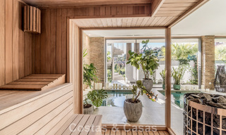 Luxevilla met geavanceerd design te koop met panoramisch zeezicht, binnen een prestigieus golfresort, Marbella - Benahavis 791051 