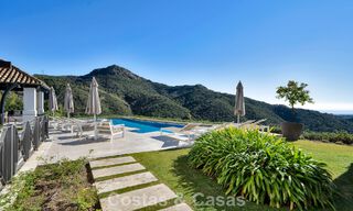Royale, Spaanse luxevilla te koop, met subliem zeezicht in een gated community in Benahavis - Marbella 791233 