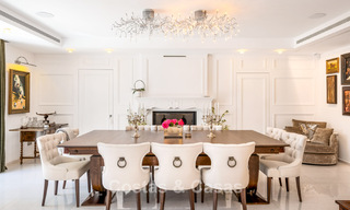 Exclusieve villa te koop, aan de golfbaan in een prestigieuze urbanisatie in Nueva Andalucia, Marbella 791472 