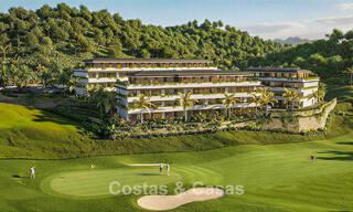 Exclusieve luxe appartementen in een eerstelijns golfcomplex met zeezicht in Mijas, Costa del Sol 791287 