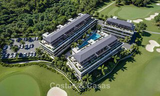 Exclusieve luxe appartementen in een eerstelijns golfcomplex met zeezicht in Mijas, Costa del Sol 791289 