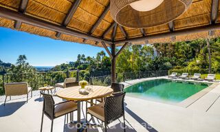 Luxueuze klasse-villa te koop met panoramisch uitzicht, grenzend aan de golfbaan in Marbella - Benahavis 791608 