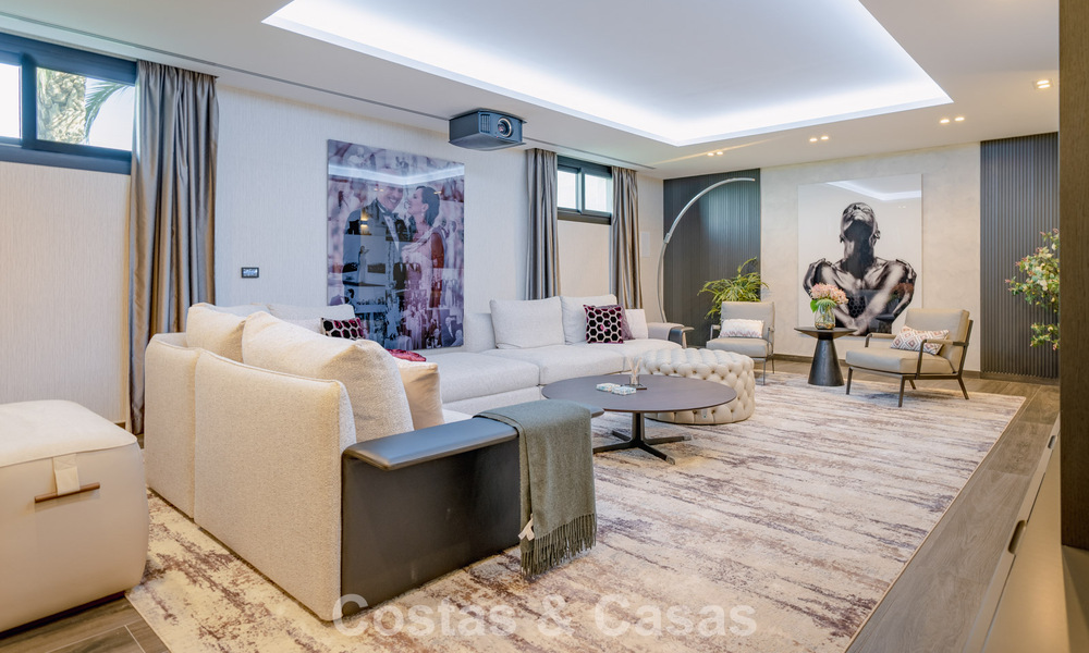 Gloednieuwe, moderne luxevilla met zeezicht te koop in een golfresort in Mijas, Costa del Sol 791673