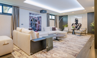 Gloednieuwe, moderne luxevilla met zeezicht te koop in een golfresort in Mijas, Costa del Sol 791673 