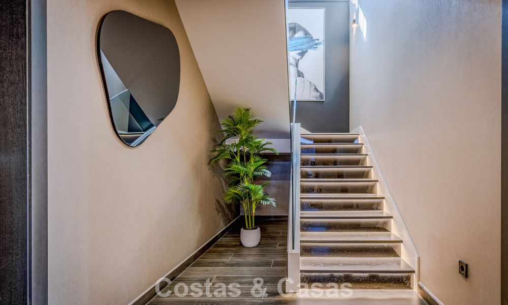 Gloednieuwe, moderne luxevilla met zeezicht te koop in een golfresort in Mijas, Costa del Sol 791679