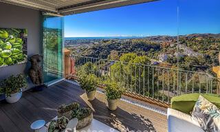 Instapklaar, ruim penthouse met fantastisch zeezicht te koop in Marbella - Benahavis 791780 