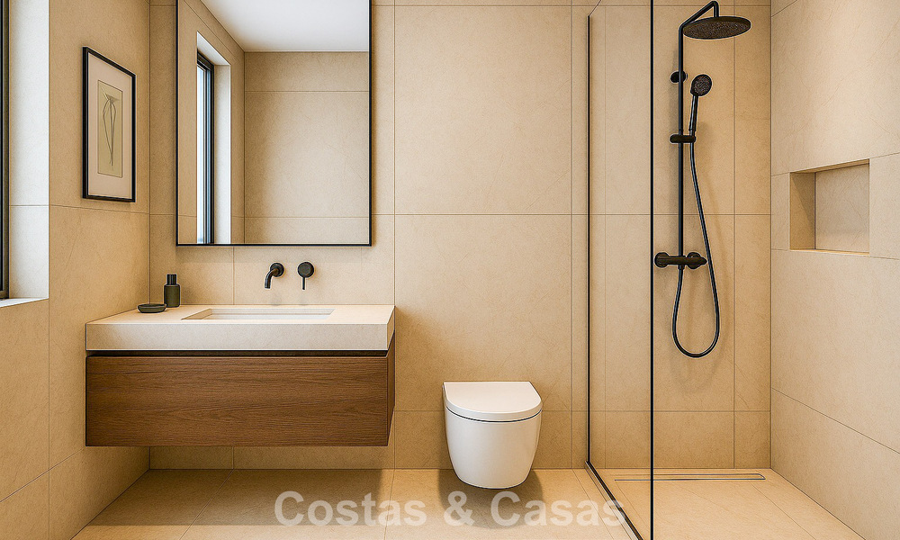 Modernistische schakelvilla’s te koop met 360° uitzicht, in Mijas Costa, Costa del Sol 791813