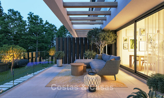 Eigentijdse townhouses met hedendaags ontwerp te koop in een golfomgeving van Mijas Costa, Costa del Sol 791827 