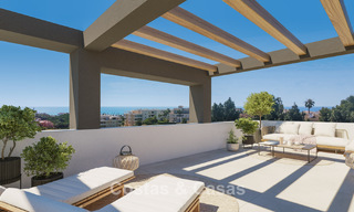 Eigentijdse townhouses met hedendaags ontwerp te koop in een golfomgeving van Mijas Costa, Costa del Sol 791829 