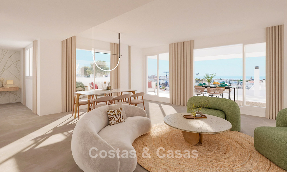Exclusieve appartementen en herenhuizen te koop met zeezicht en op loopafstand van het Estepona centrum 791980
