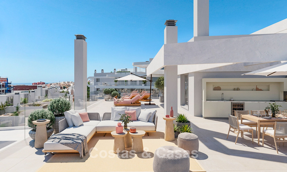 Exclusieve appartementen en herenhuizen te koop met zeezicht en op loopafstand van het Estepona centrum 791984