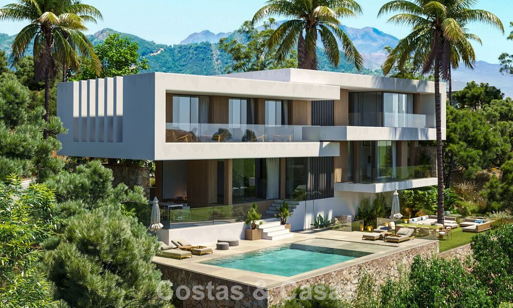 Nieuwe off-plan villa met avant-gardist design te koop in een private golfomgeving in Sotogrande, Costa del Sol 792080