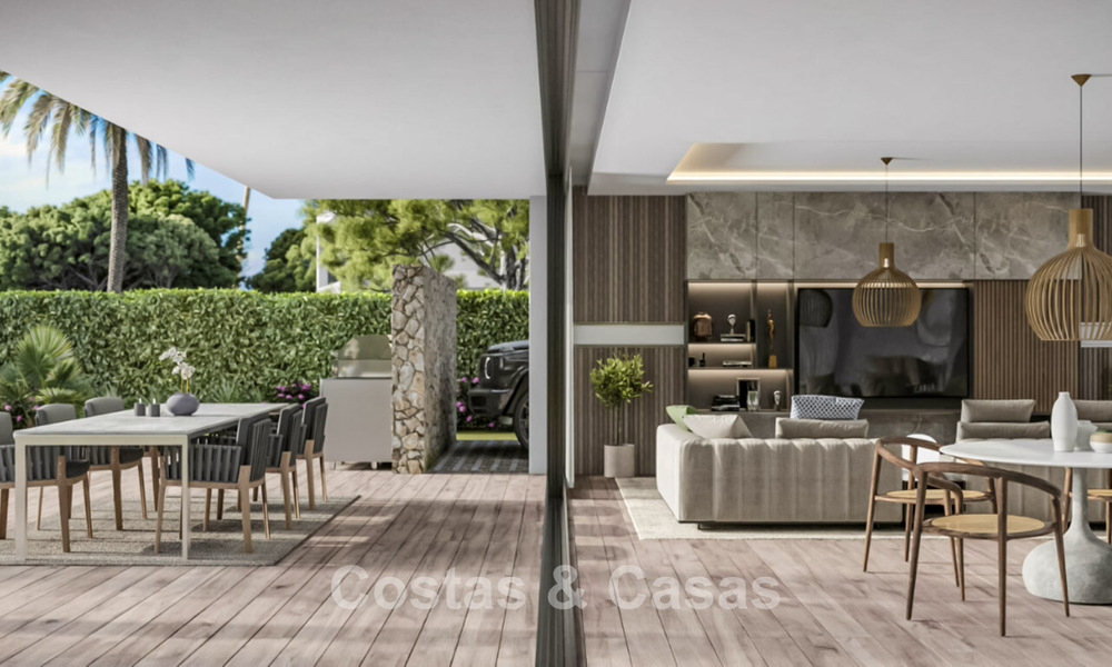 Nieuwe, high-end designvilla te koop in een permanent bewaakte gemeenschap van Sotogrande, Costa del Sol 792093