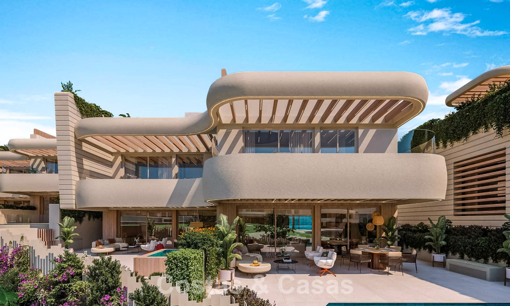 High-end luxe appartement te koop in een eerstelijnstrand complex ten oosten van Marbella centrum 792215