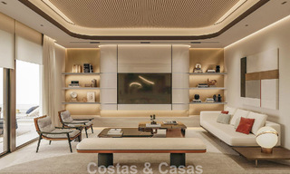 High-end luxe appartement te koop in een eerstelijnstrand complex ten oosten van Marbella centrum 792217 