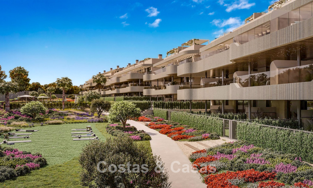 Exclusieve off-plan appartementen te koop in een moderne golfontwikkeling op de New Golden Mile tussen Marbella en Estepona 792341