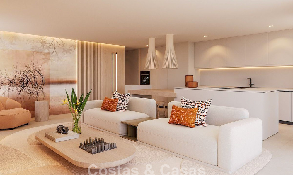Exclusieve off-plan appartementen te koop in een moderne golfontwikkeling op de New Golden Mile tussen Marbella en Estepona 792345