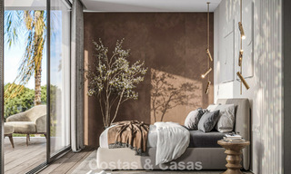 Strak moderne, off-plan designvilla te koop op loopafstand van het strand en voorzieningen in Guadalmina Baja, Marbella 792658 