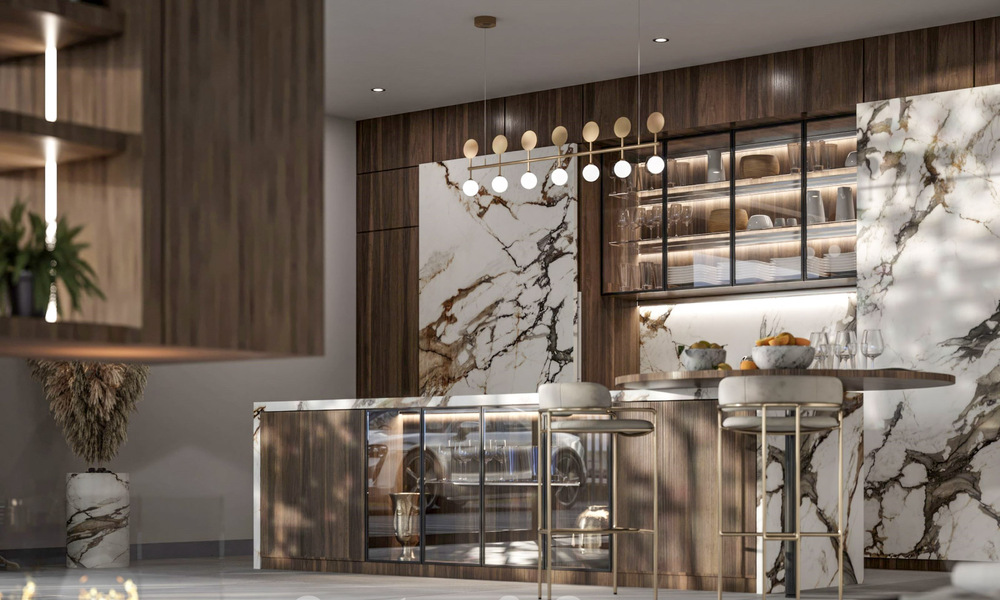 Strak moderne, off-plan designvilla te koop op loopafstand van het strand en voorzieningen in Guadalmina Baja, Marbella 792662