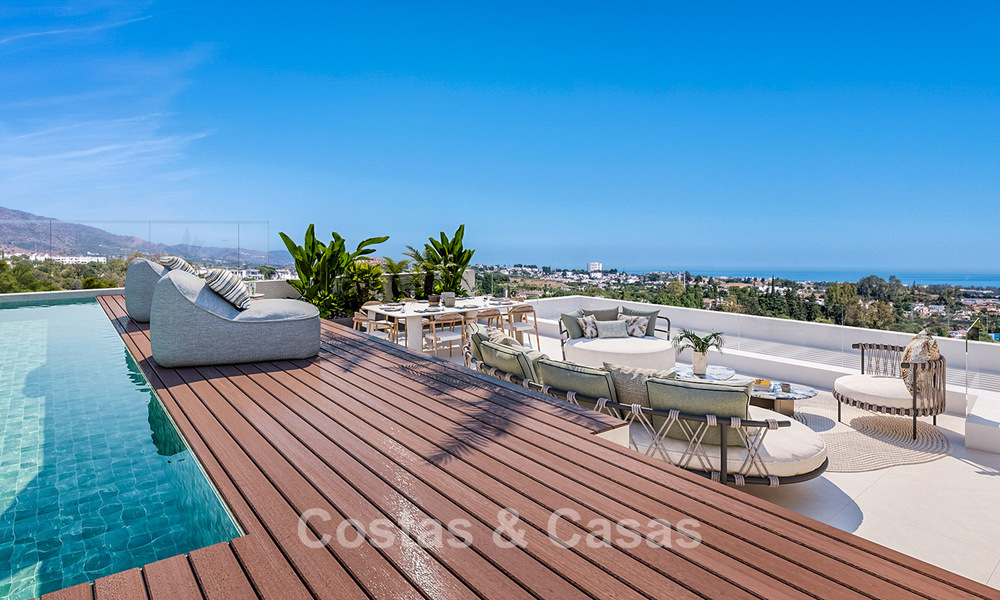 Lancering! Nieuwe, innovatieve luxe appartementen met adembenemend zeezicht te koop in Marbella - Benahavis 792627