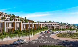 Eigentijdse rijwoningen met prachtig zeezicht te koop in La Cala de Mijas, Costa del Sol 792673 