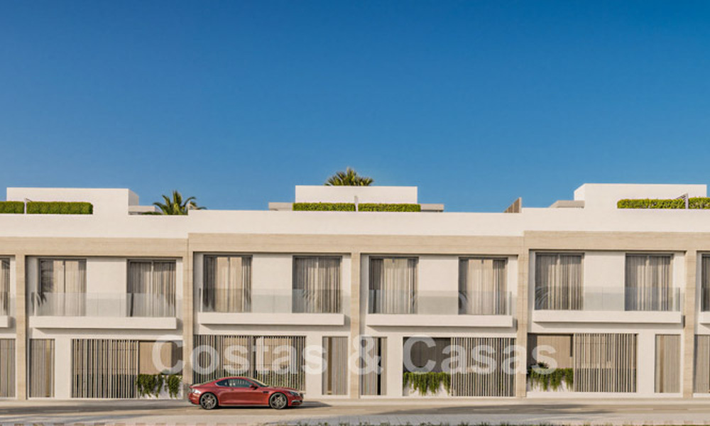Stijlvolle, moderne townhouses met een toplocatie in het hart van San Pedro Alcantara, Marbella 792804