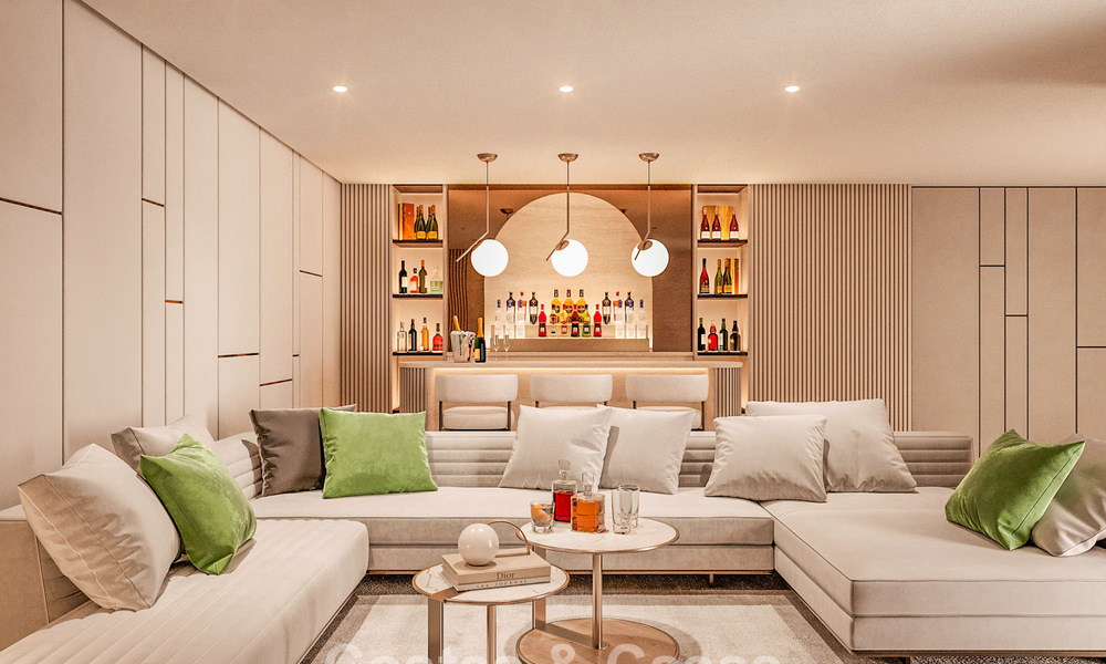 5 Modernistische schakelvilla’s te koop met panoramisch zeezicht in La Quinta, Benahavis - Marbella 795594