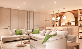 5 Modernistische schakelvilla’s te koop met panoramisch zeezicht in La Quinta, Benahavis - Marbella 795599 