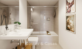 Nieuwe, hedendaagse appartementen met panoramisch zeezicht te koop in Mijas Costa, Mijas 792748 