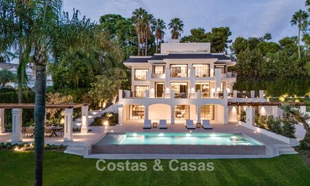 Luxueuze en tijdloze villa met panoramisch uitzicht te koop in Nueva Andalucía, Marbella 792911