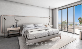 Moderne nieuwbouwappartementen met panoramisch zeezicht te koop in Manilva, Costa del Sol 792932 