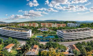 Moderne nieuwbouwappartementen met panoramisch zeezicht te koop in Manilva, Costa del Sol 792934 