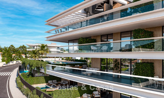 Moderne nieuwbouwappartementen met panoramisch zeezicht te koop in Manilva, Costa del Sol 792939 