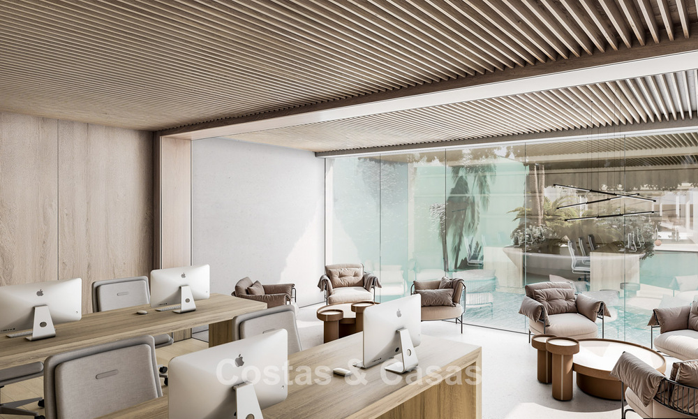 Moderne nieuwbouwappartementen met panoramisch zeezicht te koop in Manilva, Costa del Sol 792942