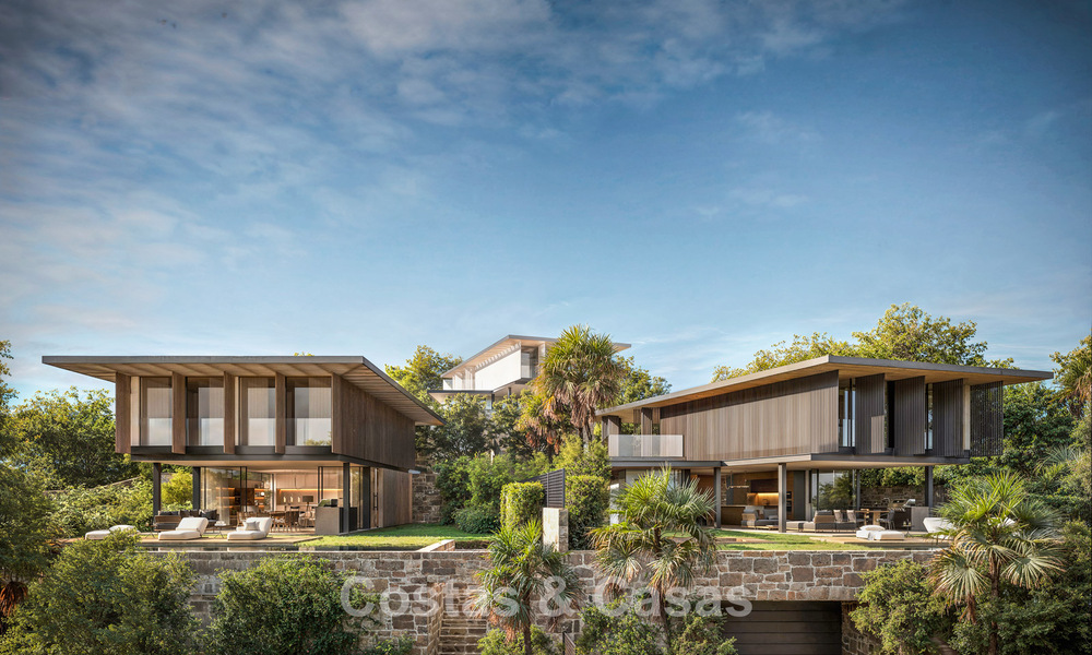 Exclusieve villa met eigentijds architecturaal karakter te koop in een prestigieuze wijk van Nueva Andalucia, Marbella 793022