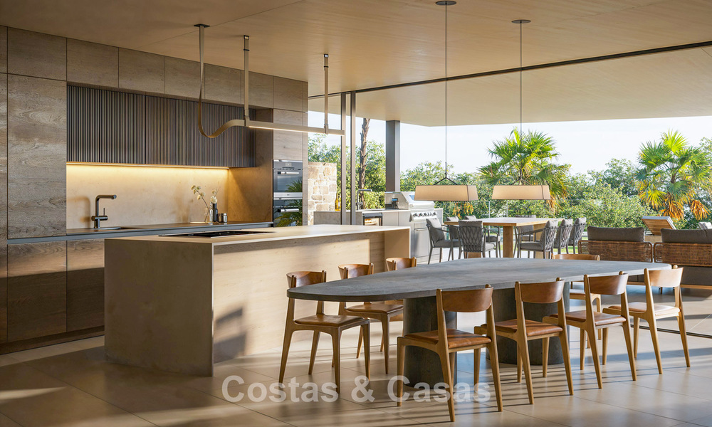 Exclusieve villa met eigentijds architecturaal karakter te koop in een prestigieuze wijk van Nueva Andalucia, Marbella 793023