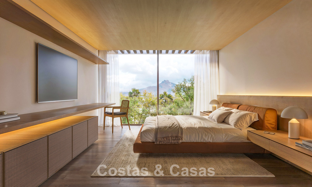 Exclusieve villa met eigentijds architecturaal karakter te koop in een prestigieuze wijk van Nueva Andalucia, Marbella 793026