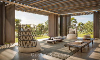 Exclusieve villa met eigentijds architecturaal karakter te koop in een prestigieuze wijk van Nueva Andalucia, Marbella 793027 