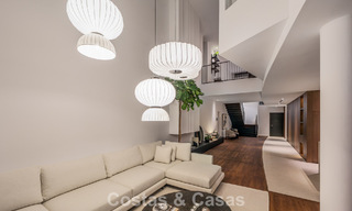 Moderne halfvrijstaande villa te koop met subliem zeezicht in een gated community van Sierra Blanca, Marbella’s Golden Mile 793031 