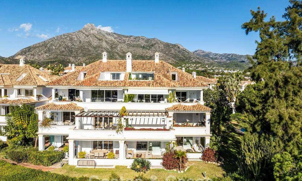 Instapklaar, eigentijds ingericht tuinappartement met 4 slaapkamers te koop op de Golden Mile van Marbella 793580
