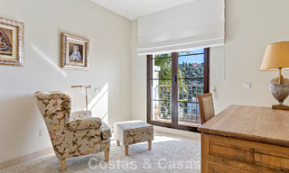 Prachtig rijhuis met panoramisch uitzicht te koop en ruime tuin in een gezochte gated golfurbanisatie in Benahavis - Marbella 793711 