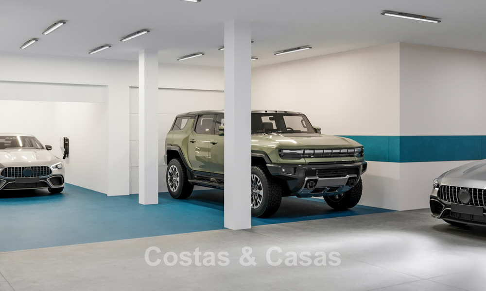 Lancering! Moderne schakelvilla’s met zeezicht in een exclusieve resortstijl te koop in Elviria, Oost-Marbella 793135