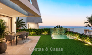 Lancering! Moderne schakelvilla’s met zeezicht in een exclusieve resortstijl te koop in Elviria, Oost-Marbella 793137 