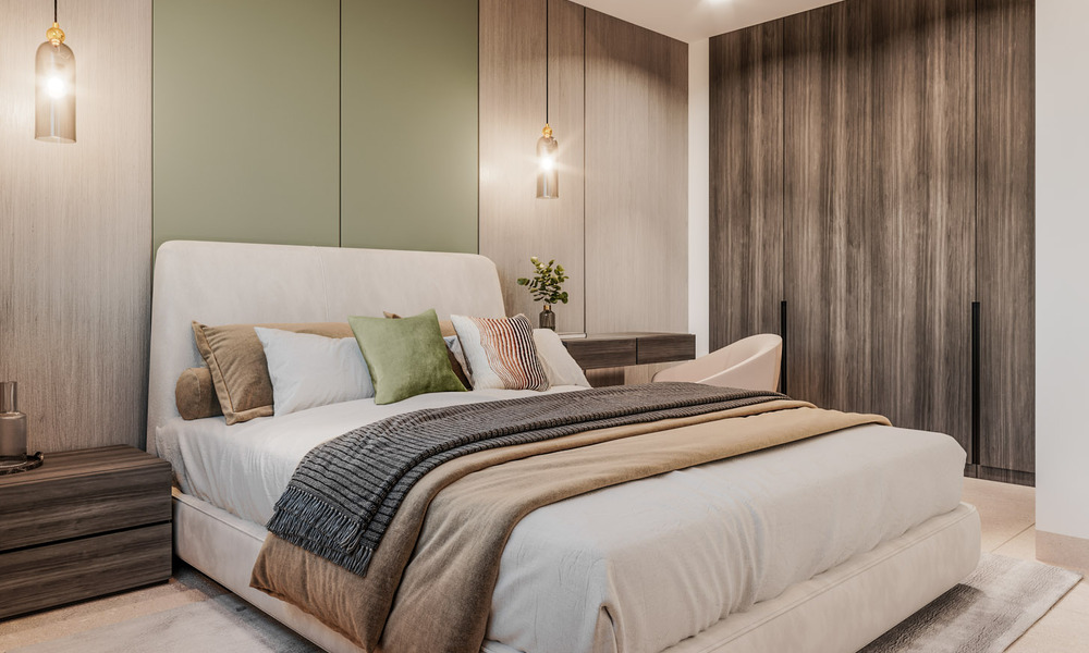 Lancering! Moderne schakelvilla’s met zeezicht in een exclusieve resortstijl te koop in Elviria, Oost-Marbella 793145