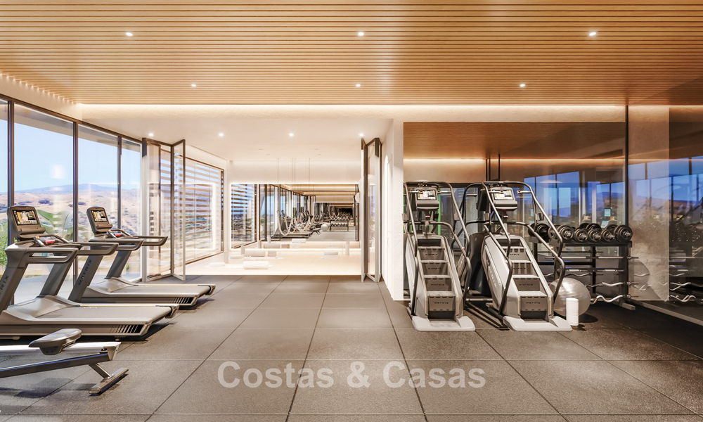 Lancering! Moderne schakelvilla’s met zeezicht in een exclusieve resortstijl te koop in Elviria, Oost-Marbella 793153