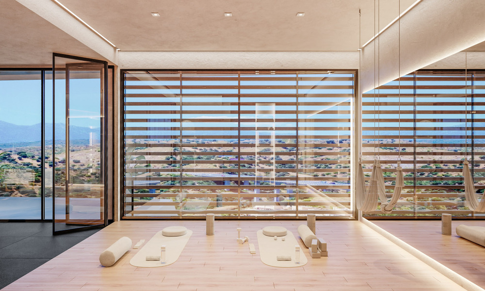 Lancering! Moderne schakelvilla’s met zeezicht in een exclusieve resortstijl te koop in Elviria, Oost-Marbella 793154