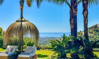 Elegante, Andalusische villa met panoramisch zeezicht te koop in El Madroñal, Benahavís - Marbella 793831 