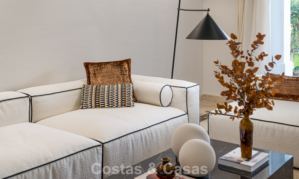 Stijlvol appartement met privétuin te koop in een gated community in Sierra Blanca, Marbella 793877